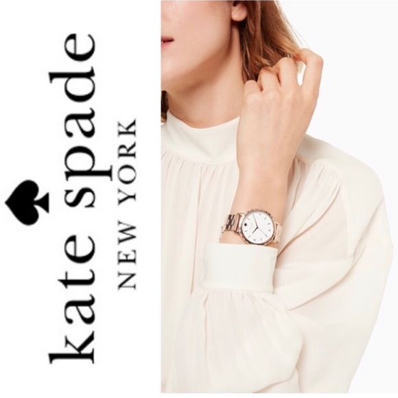 NWT Kate Spade rosegold tone watch